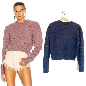Isabel Marant Étoile Norma 100% wool Pullover in Midnight